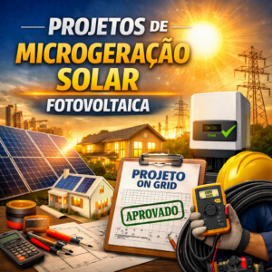 ELABORAÇÃO DE PROJETO SOLAR FOTOVOLTAICO ART E HOMOLOGAÇÃO